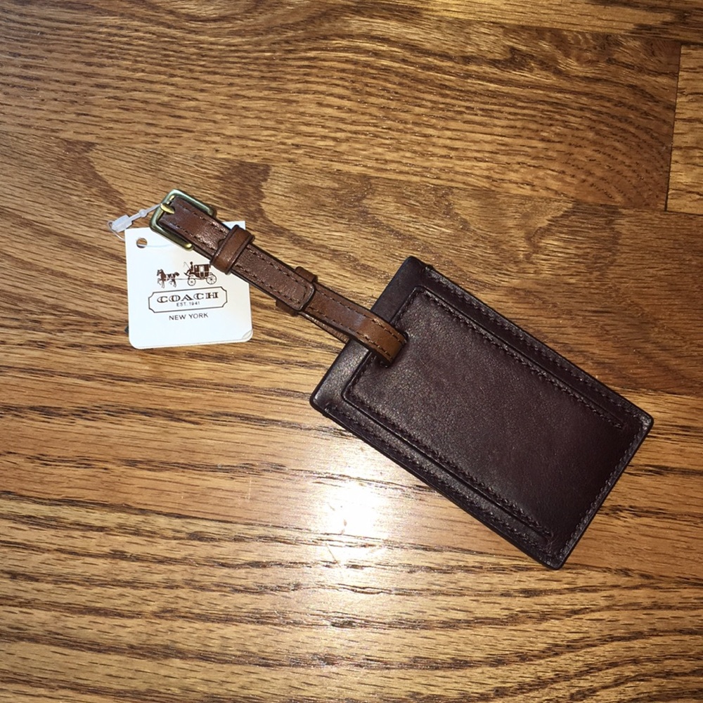 Coach Luggage Tag